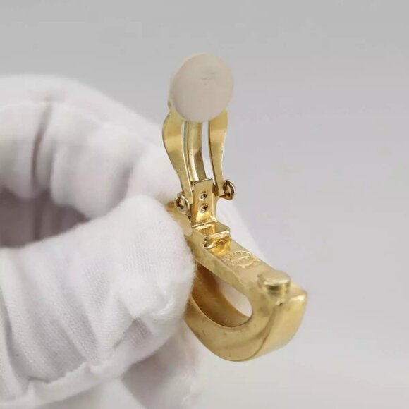 CELINE Earring metal Gold Auth - Picture 4 of 16